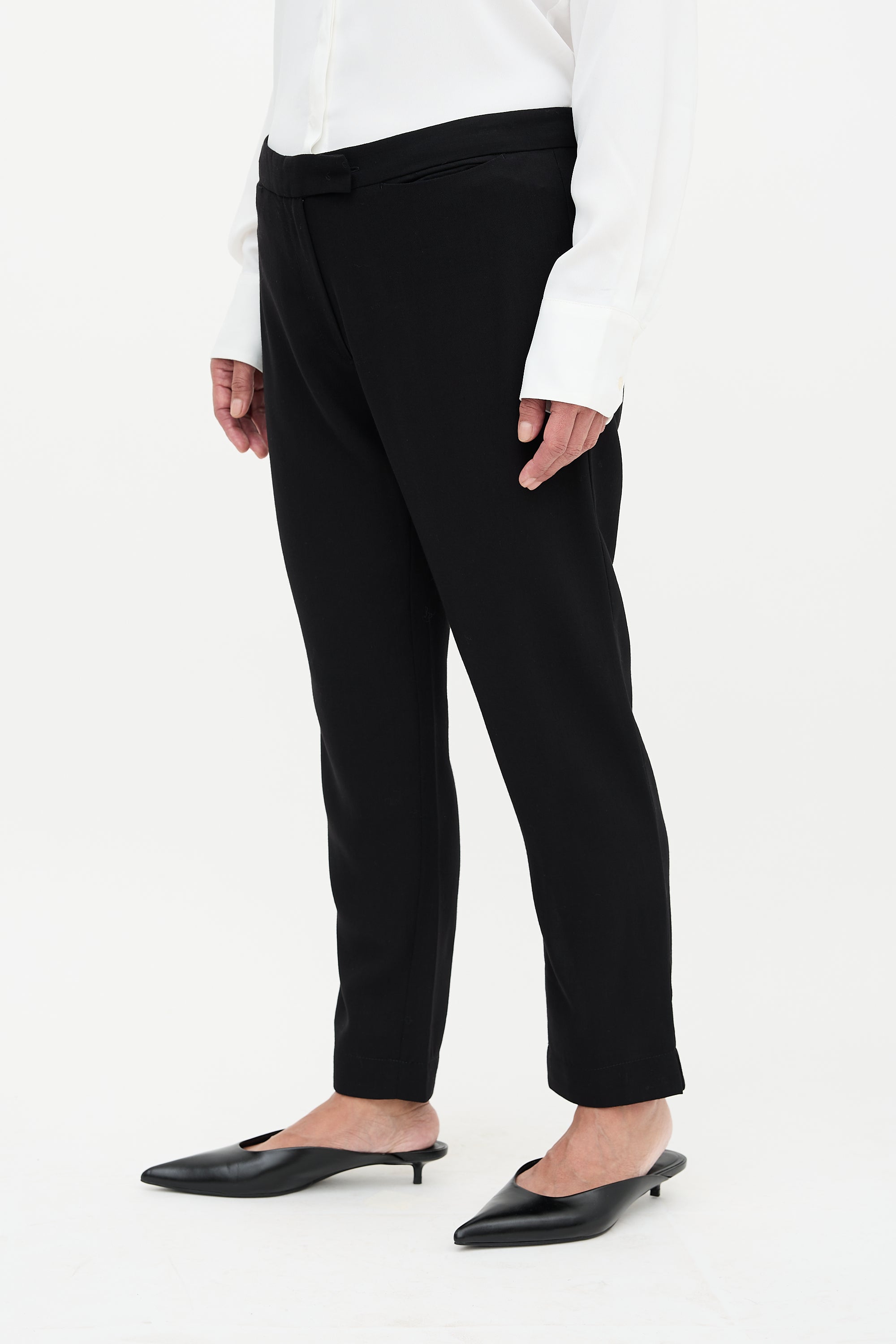 Ann Demeulemeester Wool Tapered Trouser