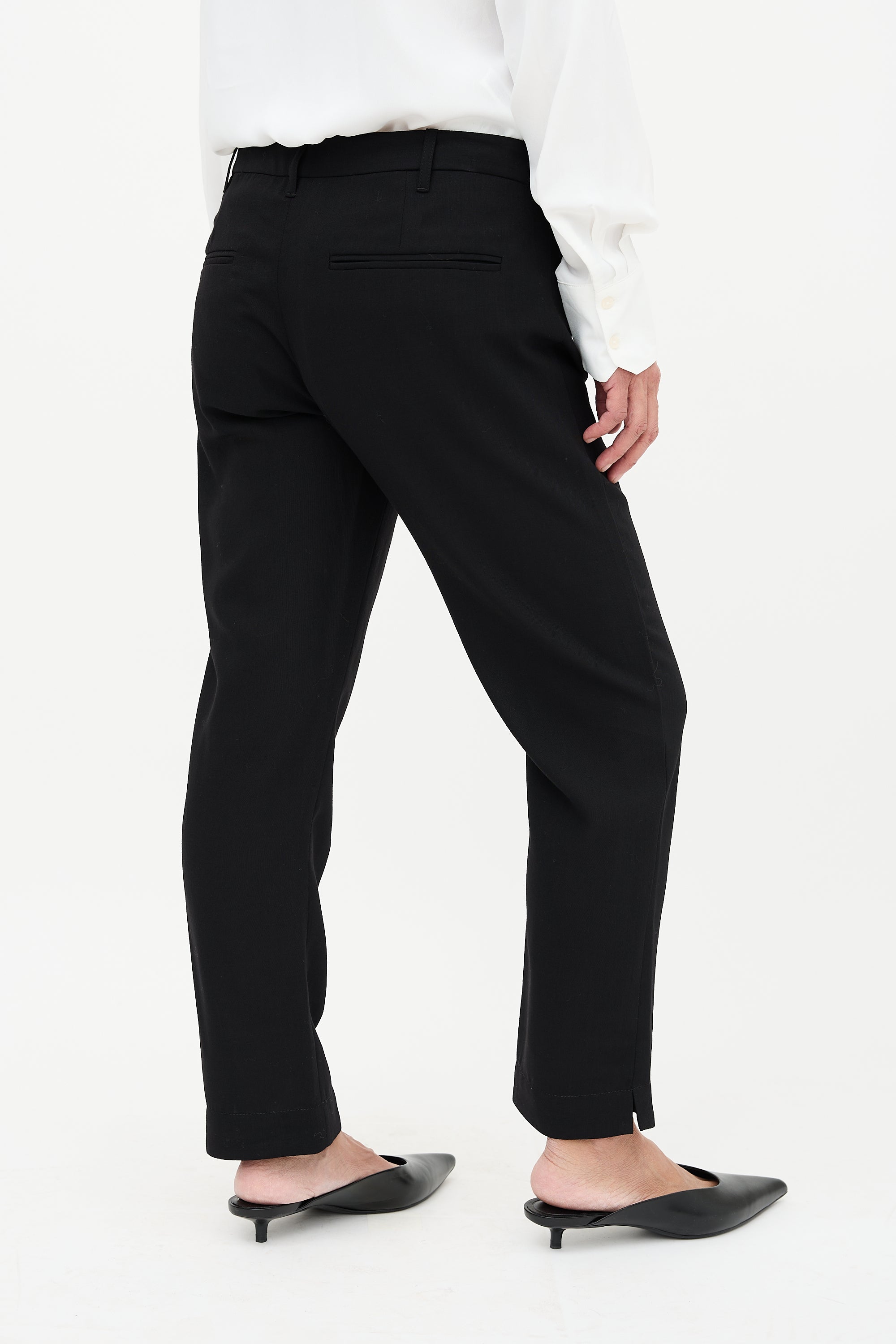 Ann Demeulemeester Wool Tapered Trouser
