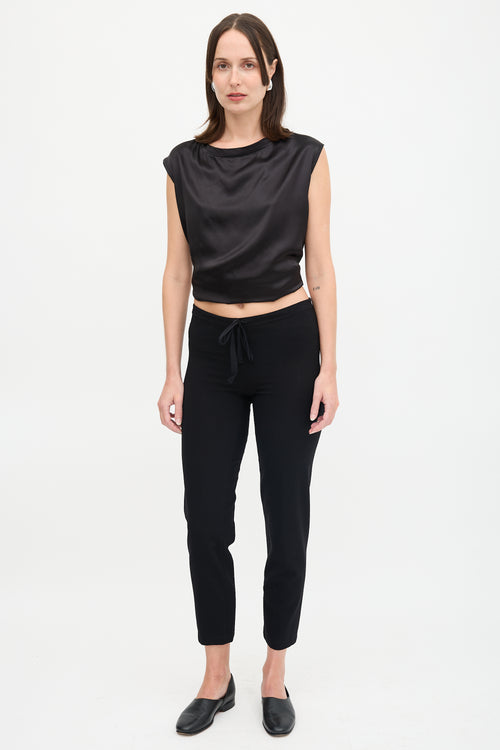 Ann Demeulemeester Wool Cropped Trouser