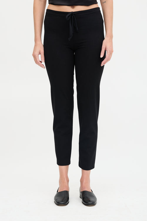 Ann Demeulemeester Wool Cropped Trouser