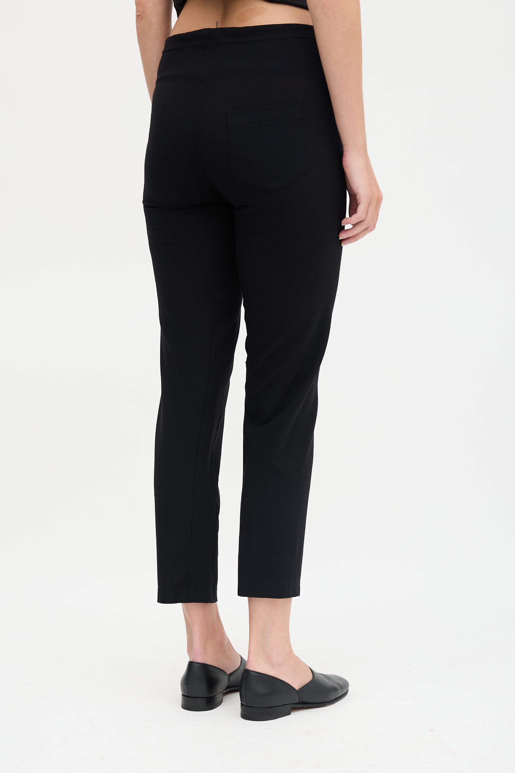 Ann Demeulemeester Wool Cropped Trouser
