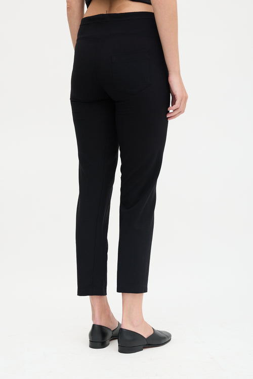 Ann Demeulemeester Wool Cropped Trouser