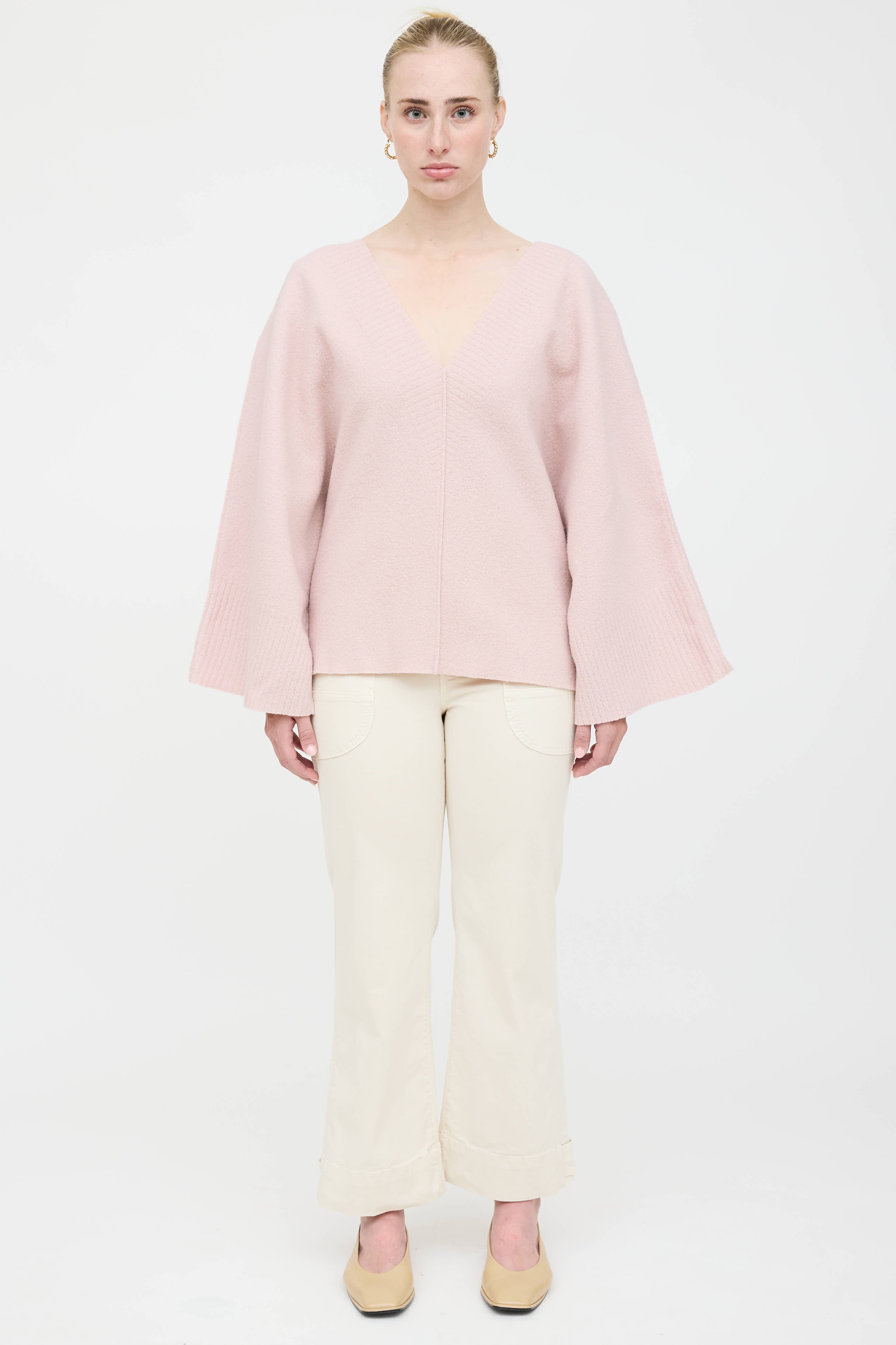 Annette Gortz Wool V-Neck Sweater