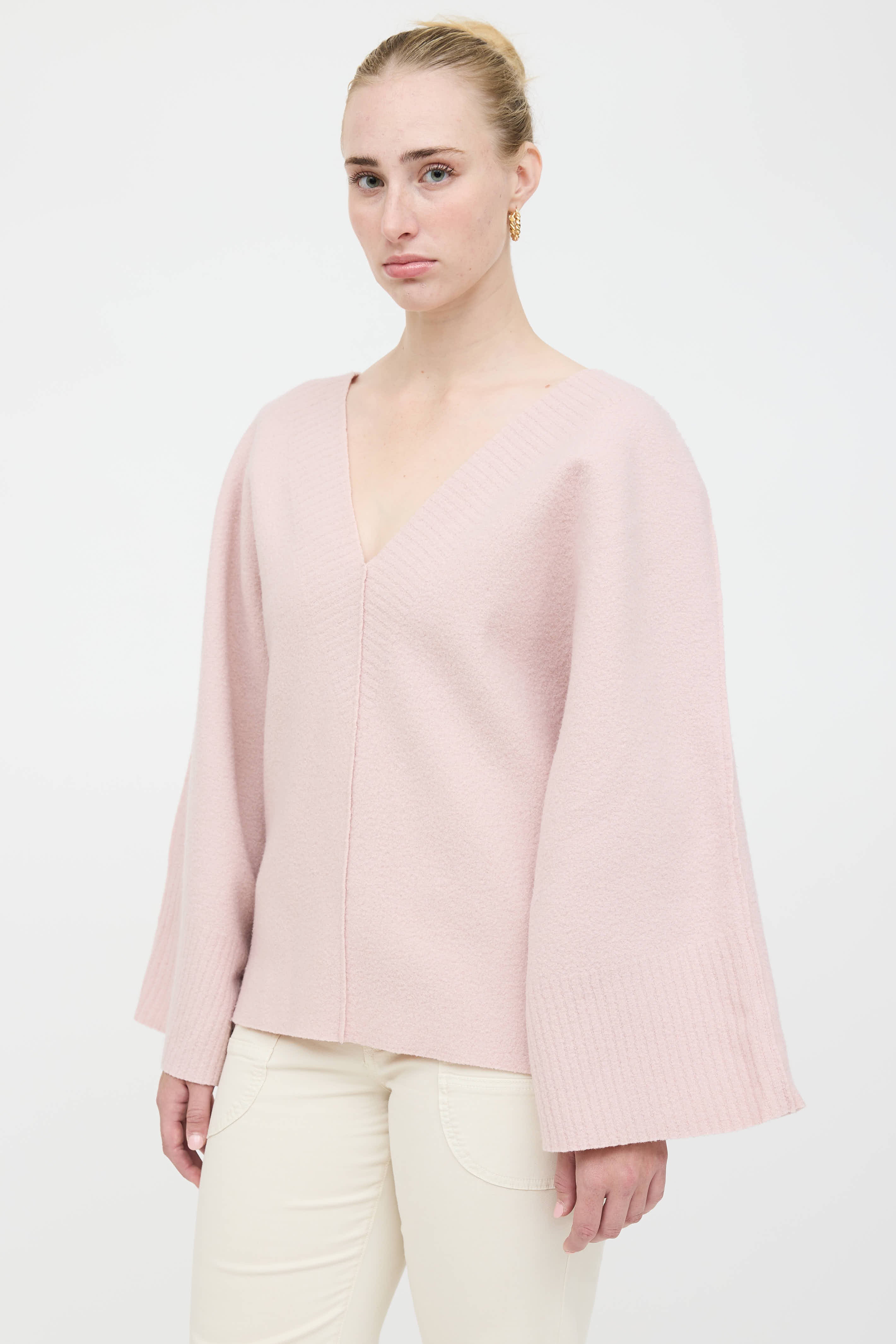 Annette Gortz Wool V-Neck Sweater