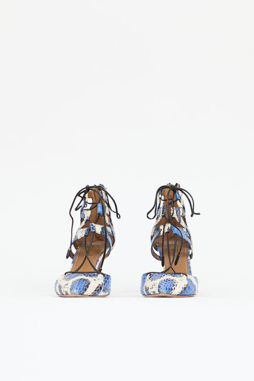 Aquazzura Printed Leather Belgravia Pump