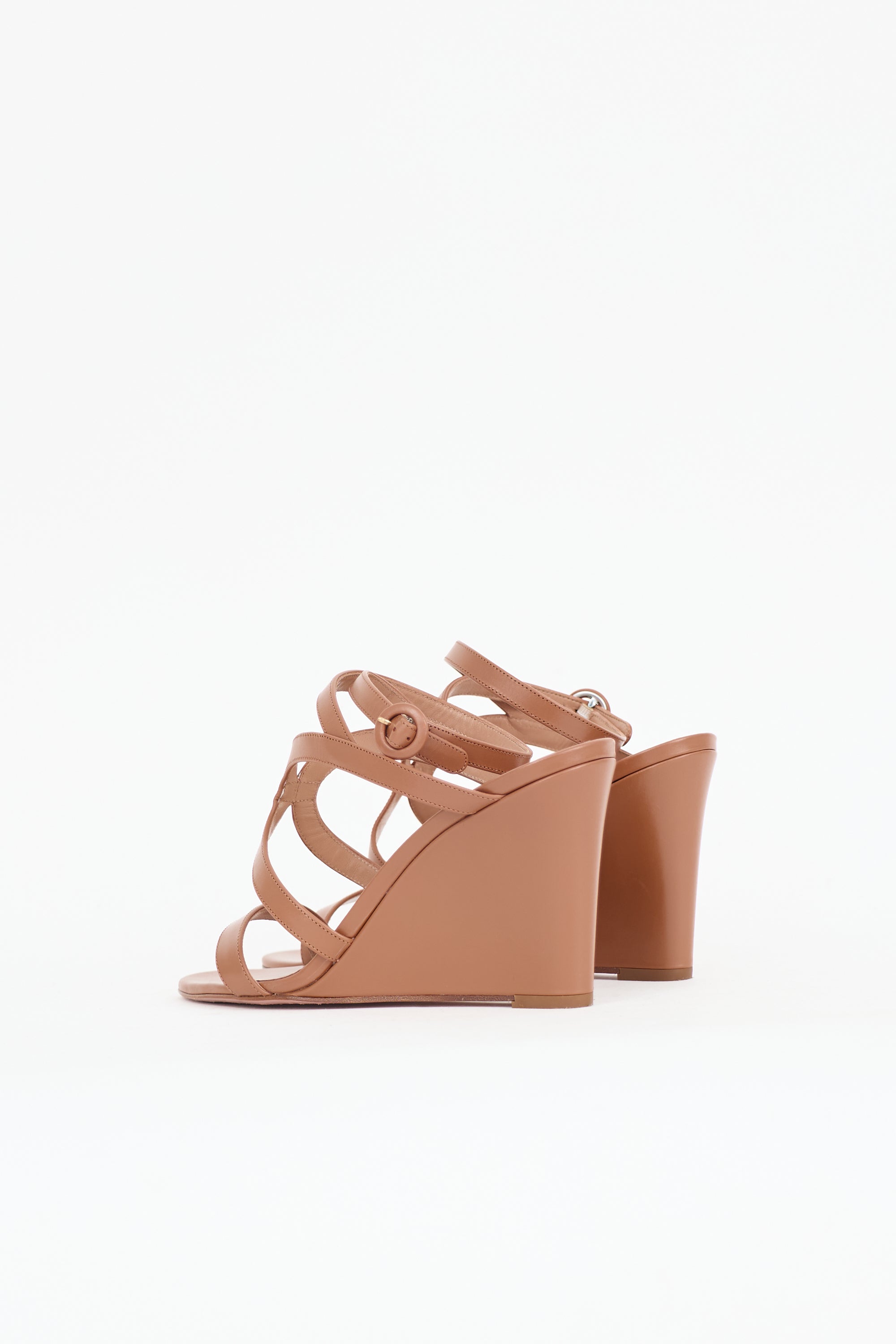 Aquazzura Leather Wedge Sandal