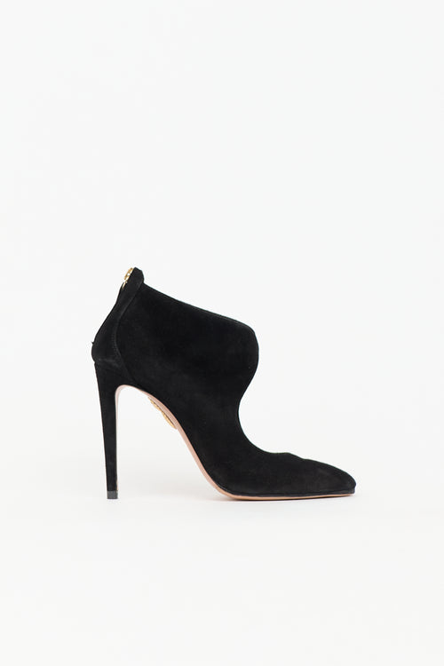 Aquazzura Suede Ella Heel