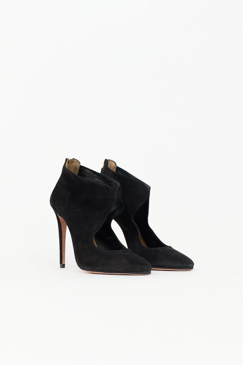 Aquazzura Suede Ella Heel