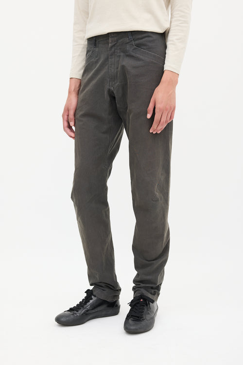 Arc'teryx Veilance Dark Grey Cotton & Nylon Tapered Pant