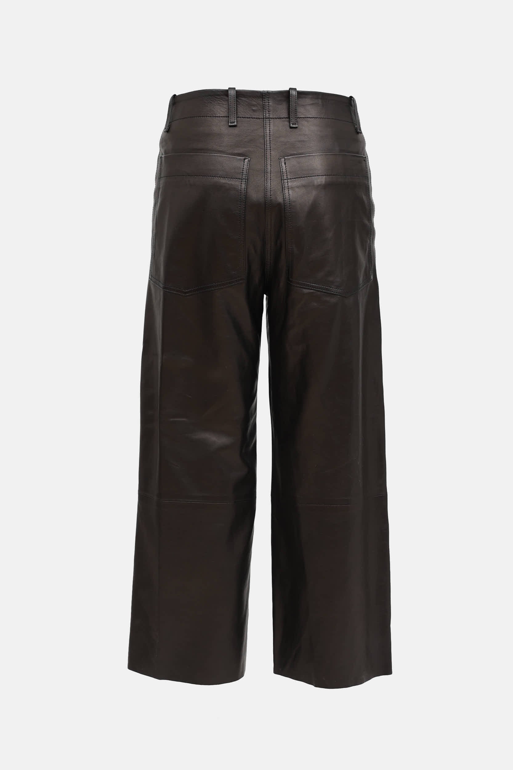 Arket Leather Crop Pant