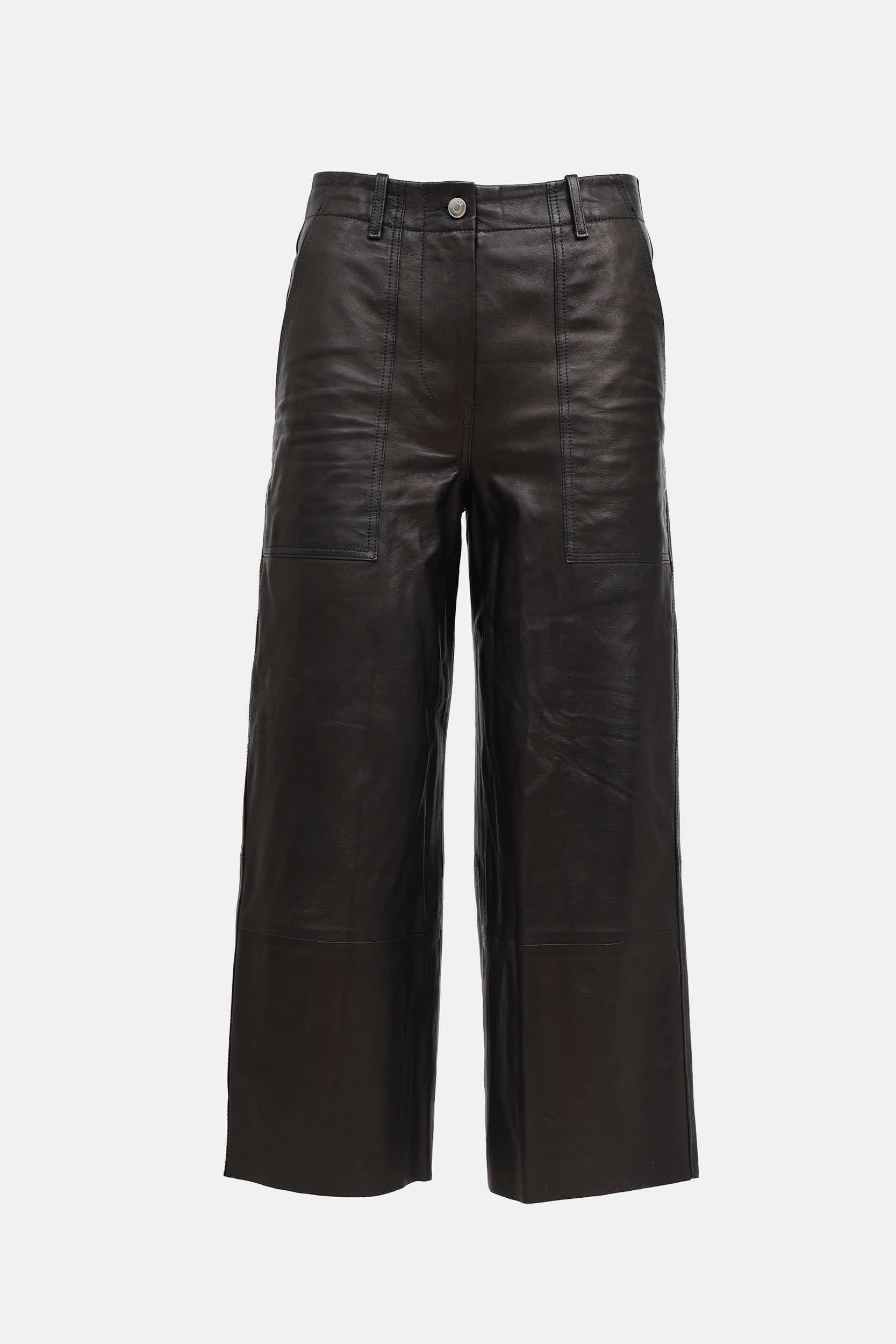 Arket Leather Crop Pant