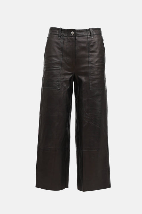 Arket Leather Crop Pant