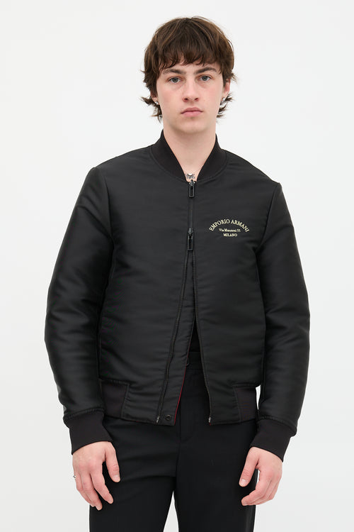 Armani Emporio Reversible Bomber Jacket