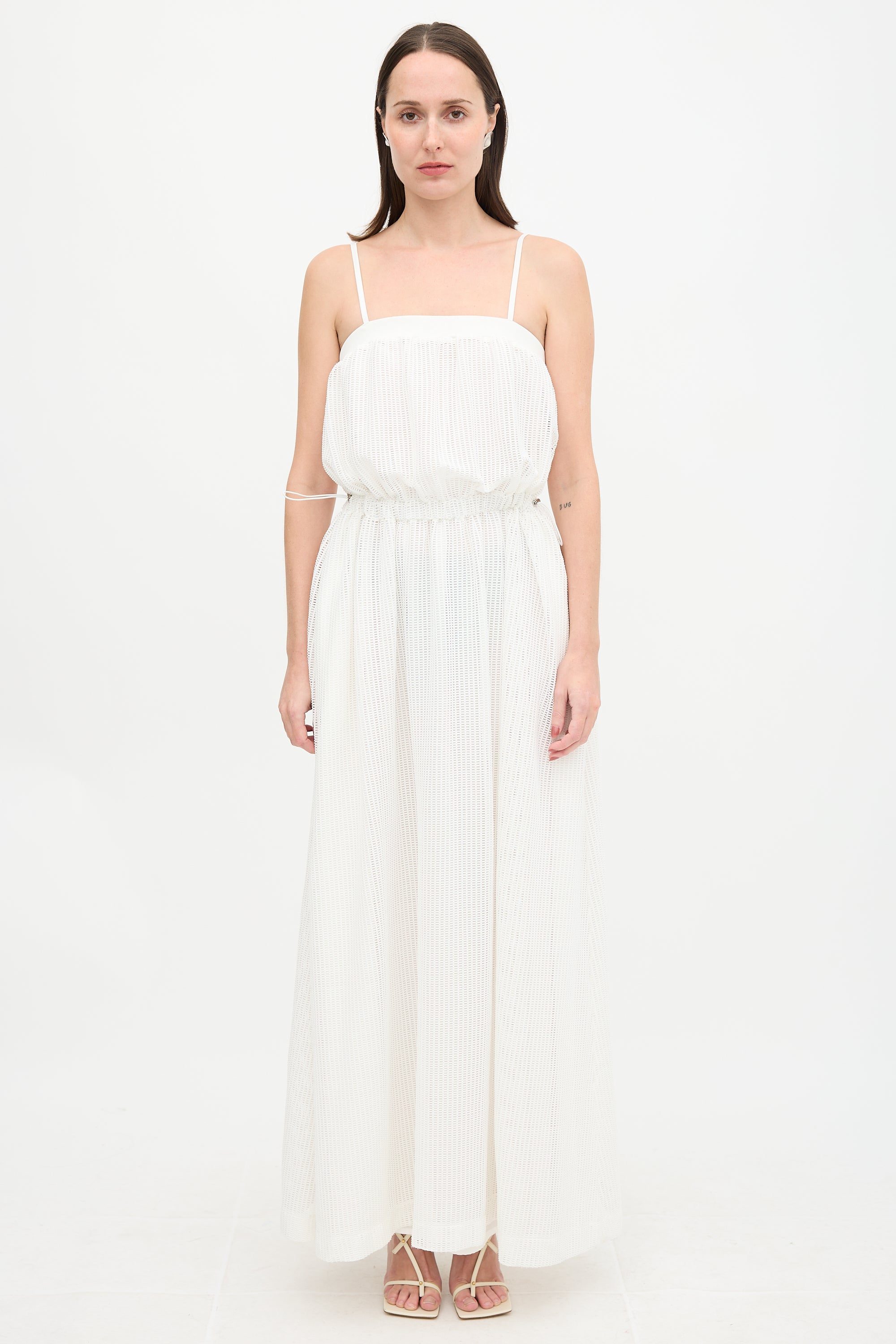 Armani Mesh Drawcord Dress