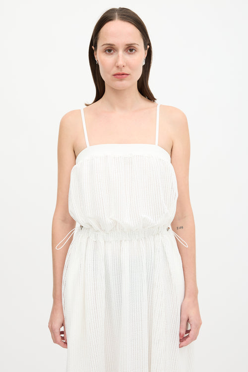 Armani Mesh Drawcord Dress