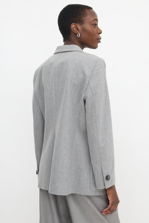 Armani Notched Oversized Blazer