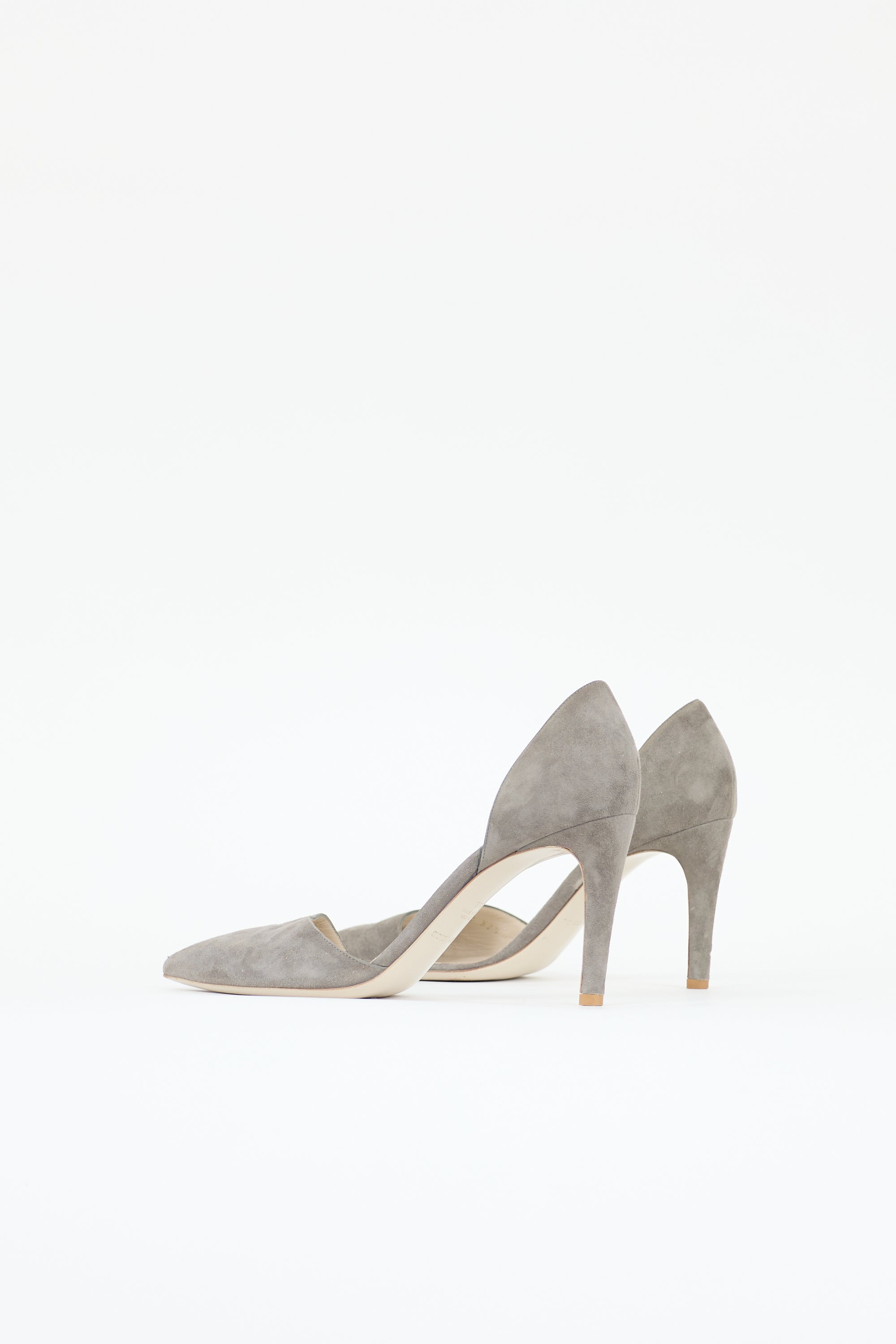 Armani Suede D'Orsay Pump