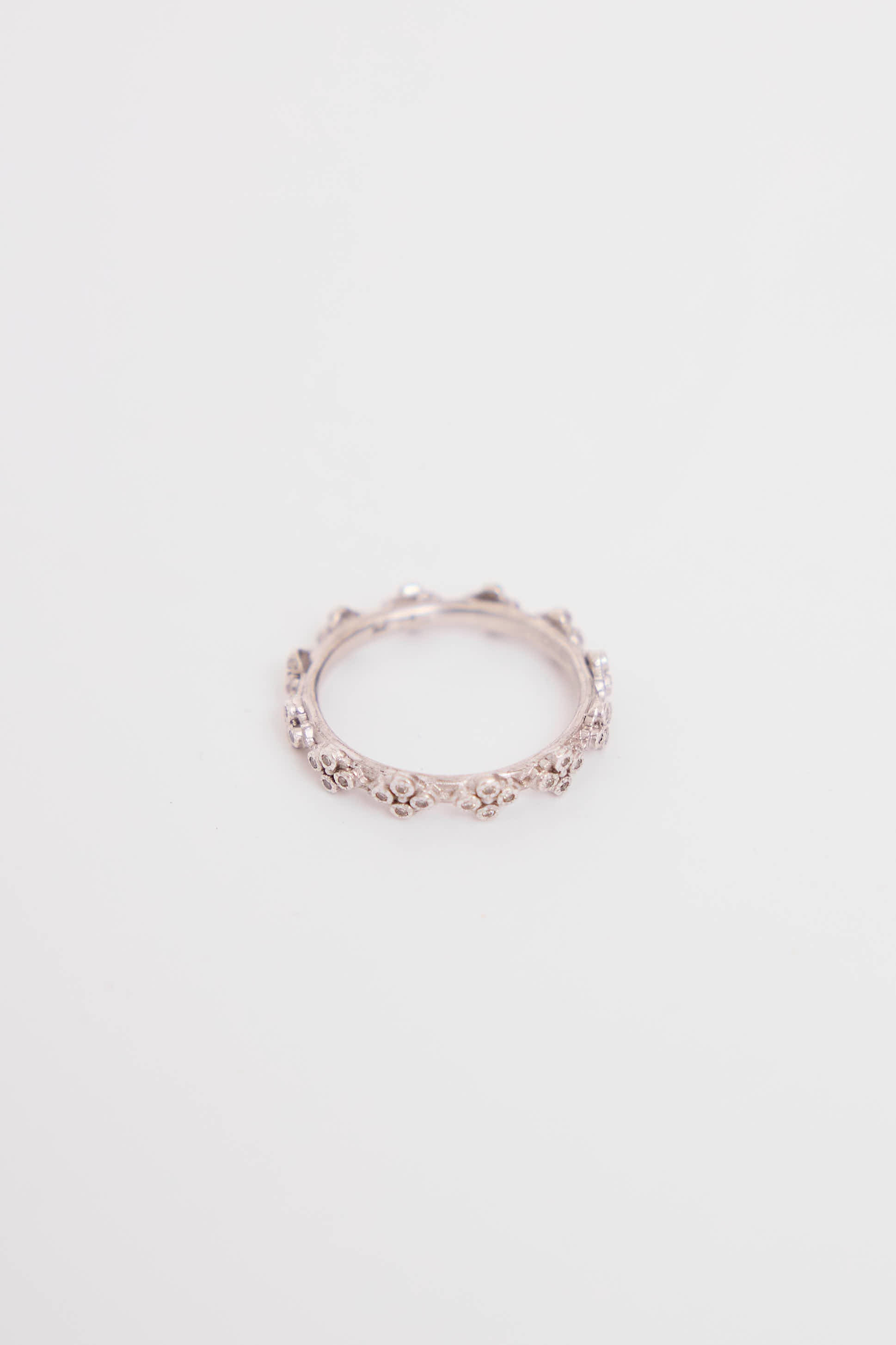 Fine Jewelry Sterling Silver & Diamond Crivelli Stack Band Ring