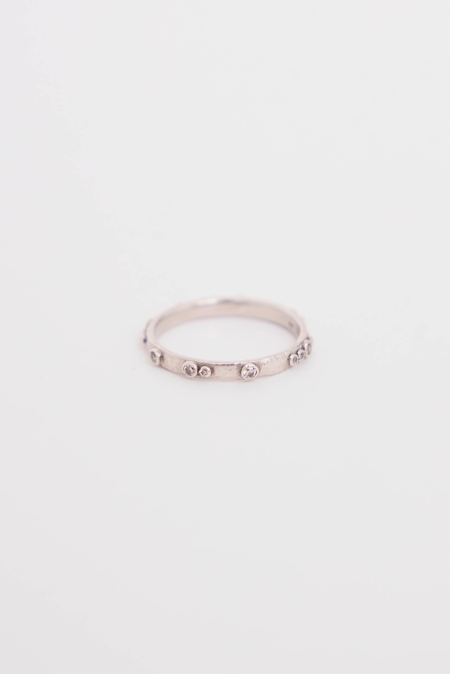 Fine Jewelry Sterling Silver & Diamond Crivelli Stack Band Ring