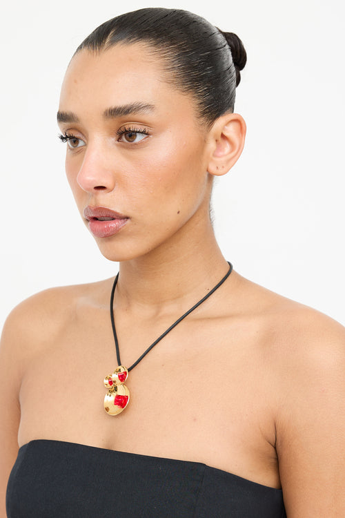 Swarovski Crystal Circular Bolo Tie