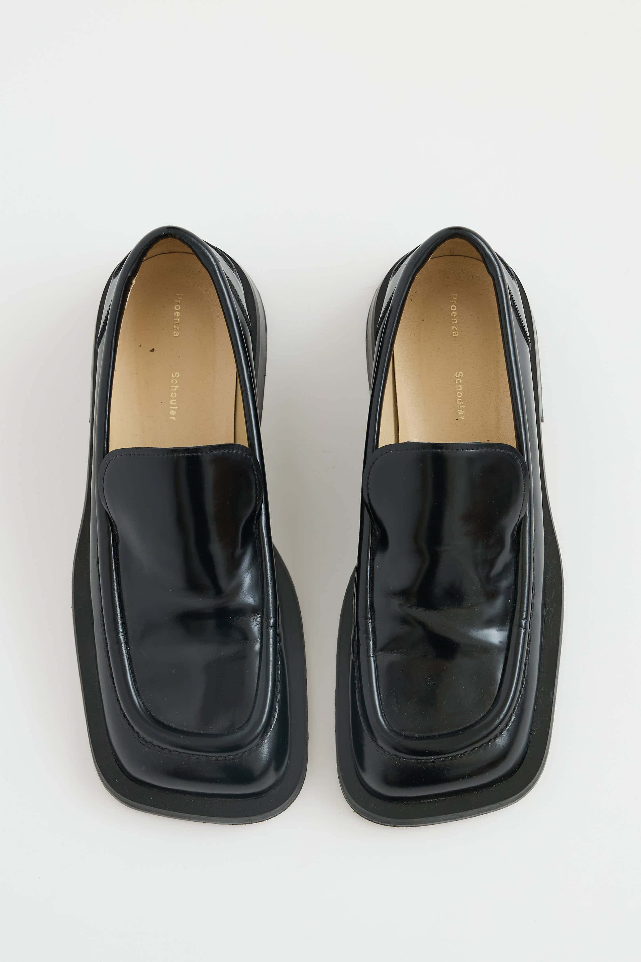 Proenza Schouler Leather Square Toe Loafer