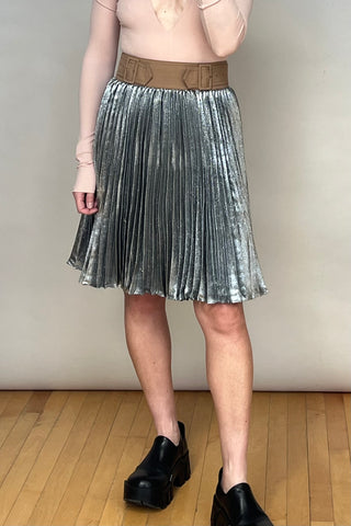 Pleated Midi Skirt