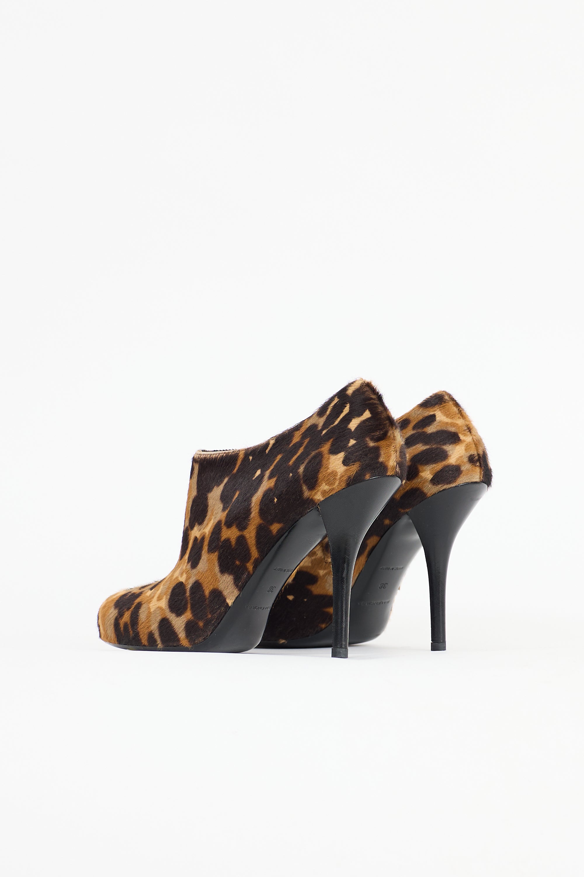 Balenciaga Printed Hair Booties