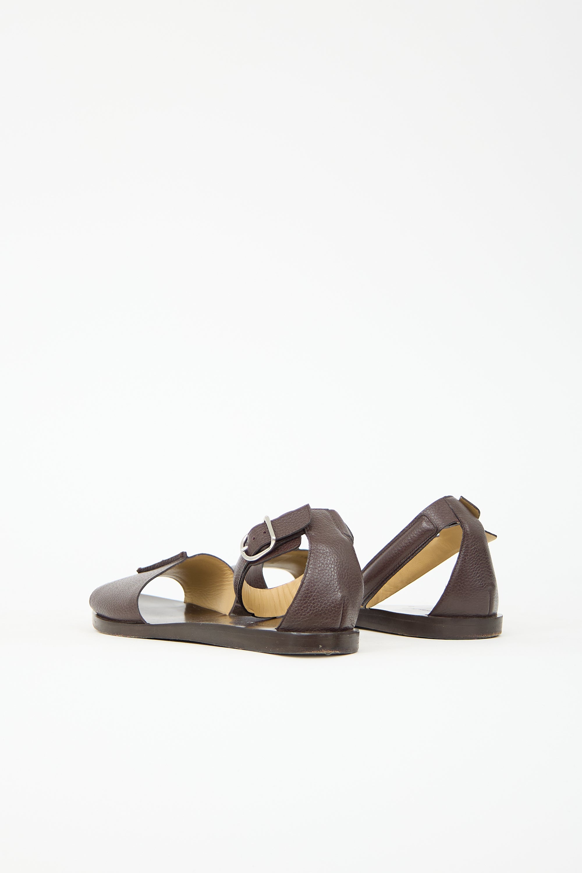 Balenciaga Leather Ankle Strap Sandal