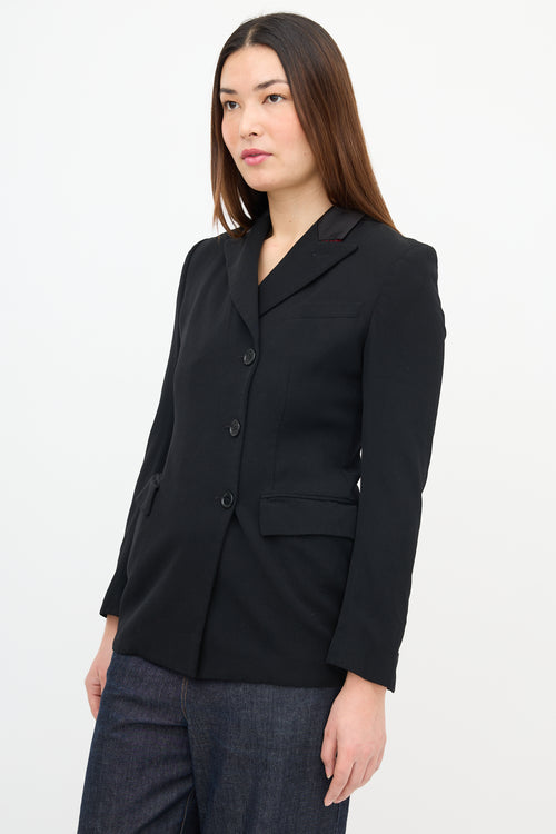 Balmain Peak Lapel Tuxedo Blazer