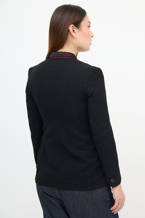 Balmain Peak Lapel Tuxedo Blazer