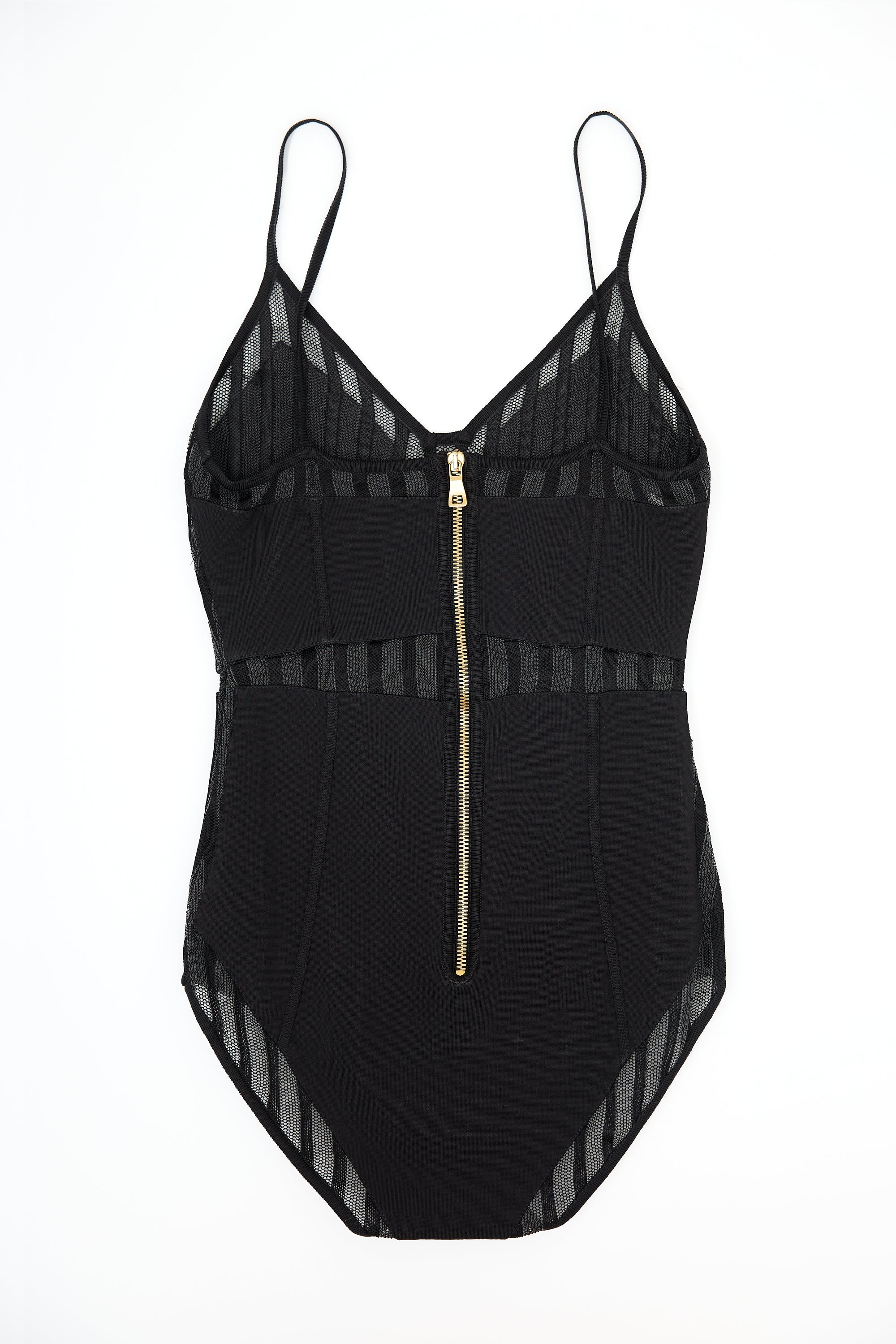 Balmain Stripe Panelled Bodysuit