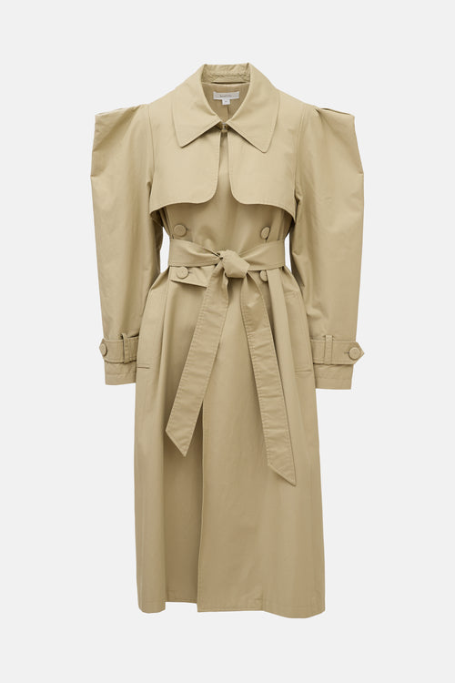 Beaufille Pointed Shoulder Trench Coat