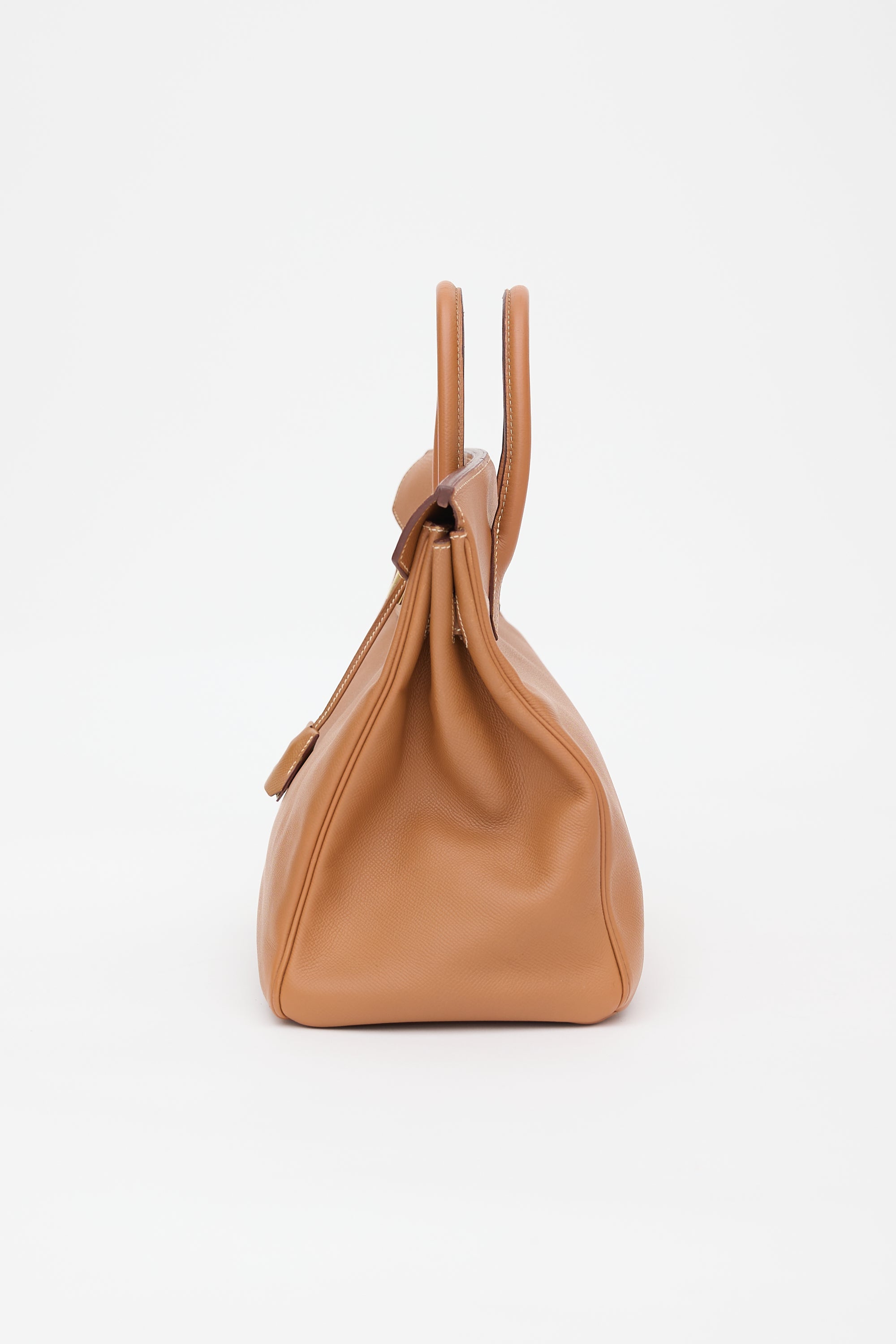 Hermès 2001 Gold Courchevel HAC 32 Bag