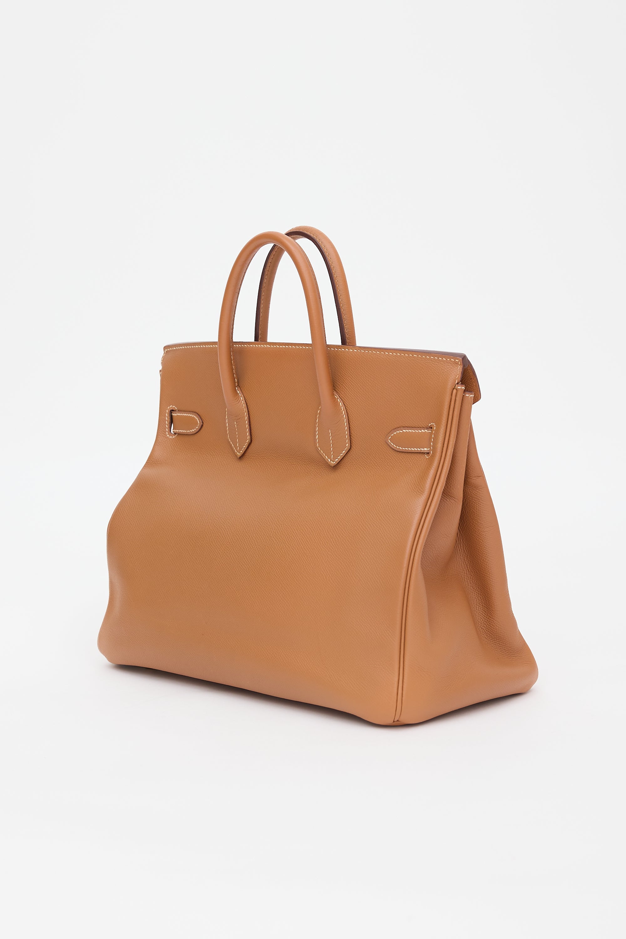 Hermès 2001 Gold Courchevel HAC 32 Bag
