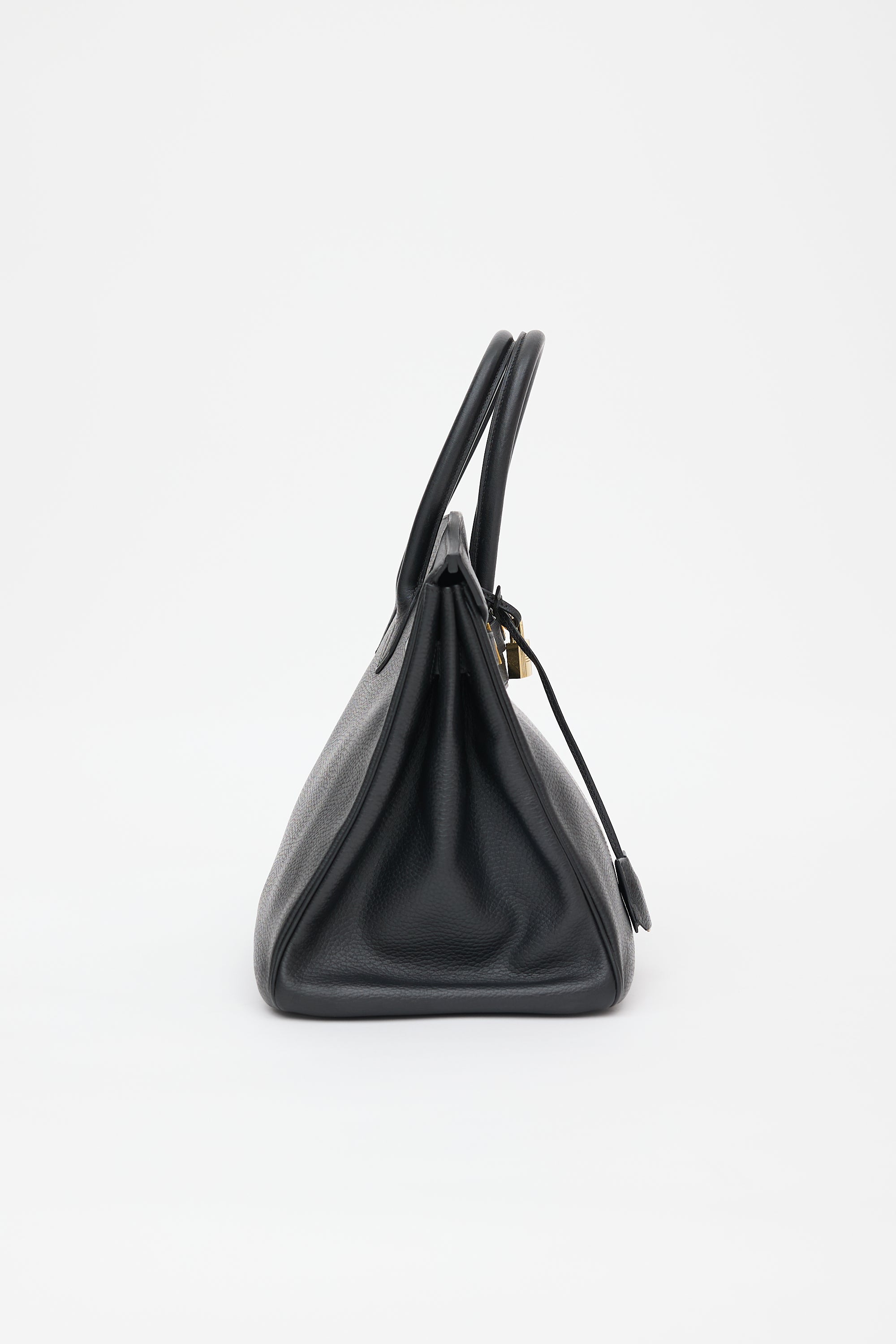 Hermès 2001 Noir Ardennes Birkin 35 Bag