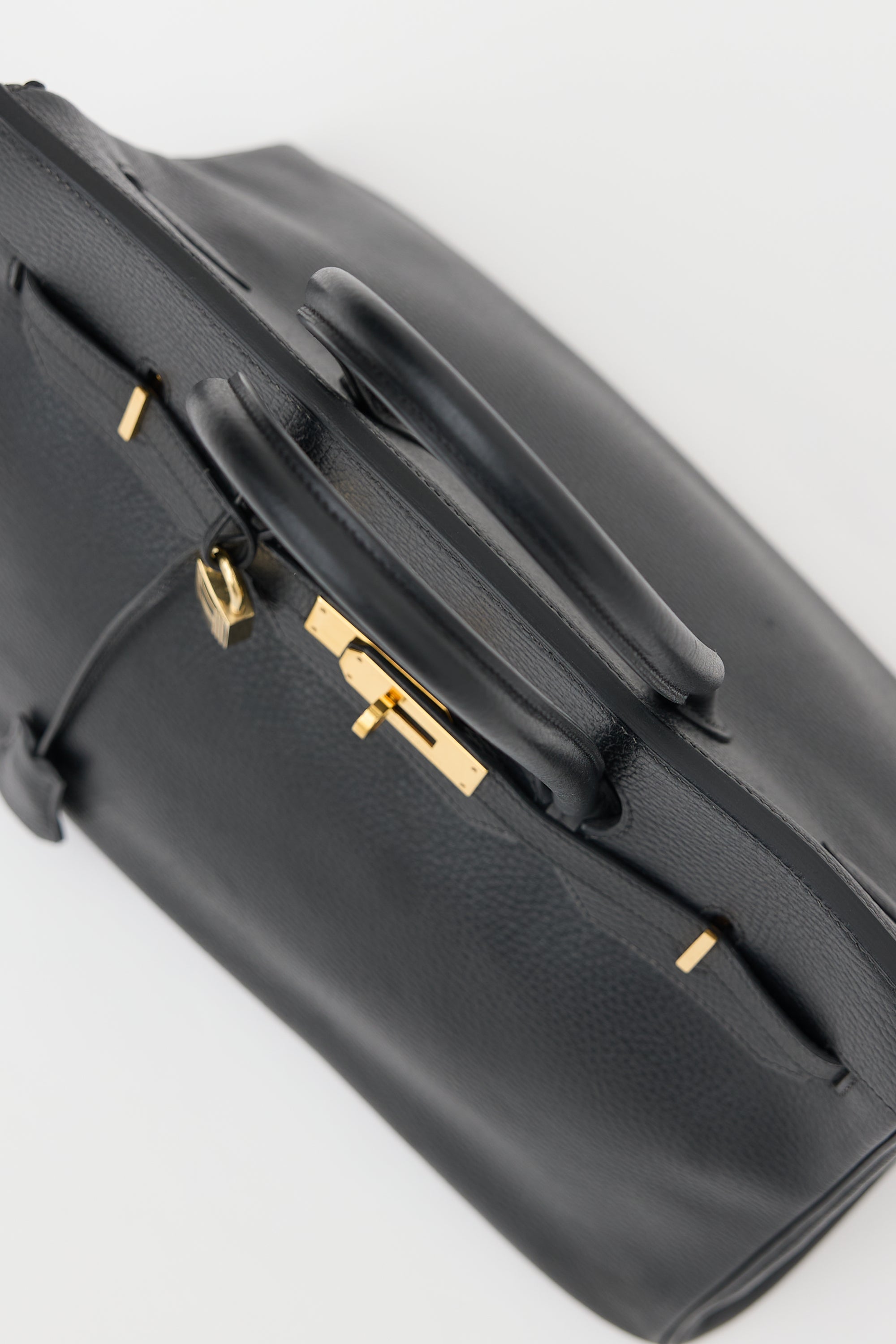 Hermès 2001 Noir Ardennes Birkin 35 Bag