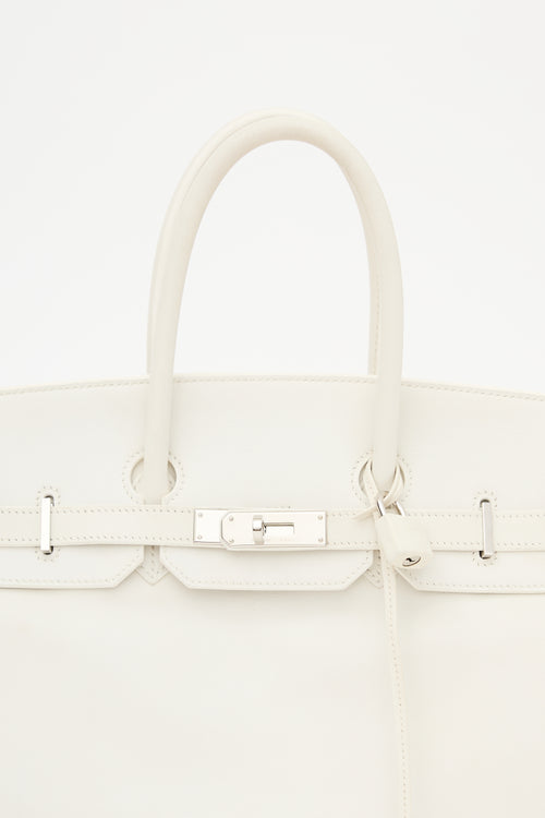 Hermès 2010 Blanc Swift Birkin 35 Bag