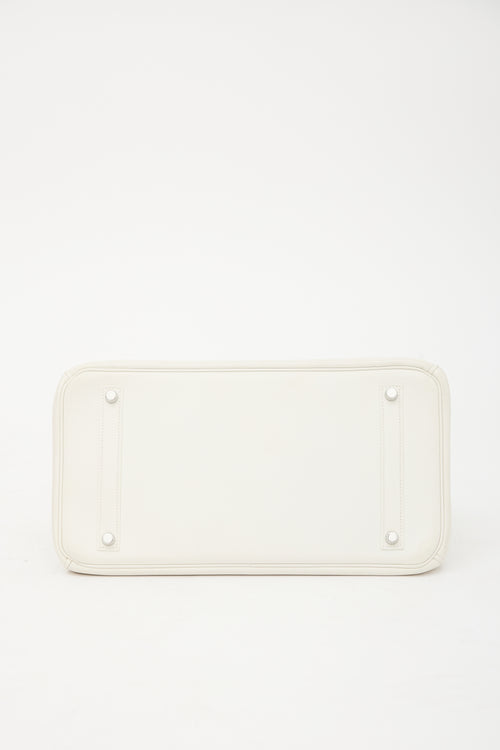 Hermès 2010 Blanc Swift Birkin 35 Bag