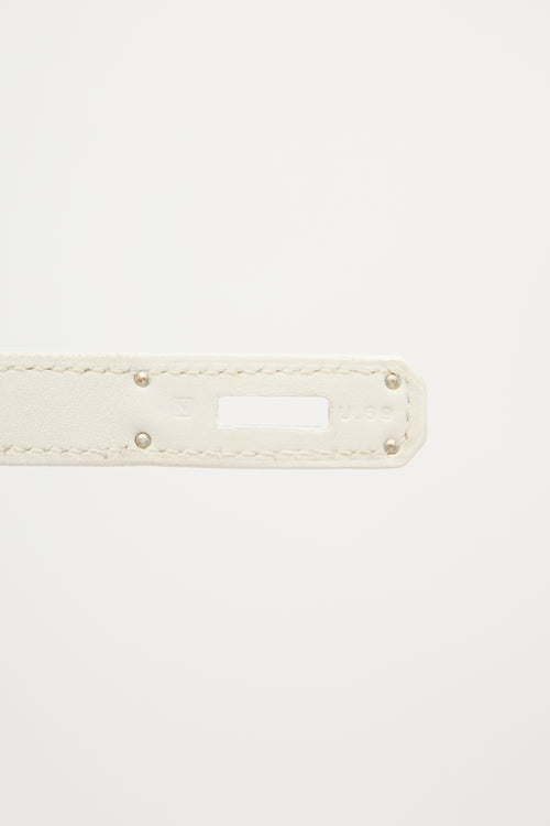 Hermès 2010 Blanc Swift Birkin 35 Bag