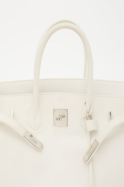 Hermès 2010 Blanc Swift Birkin 35 Bag