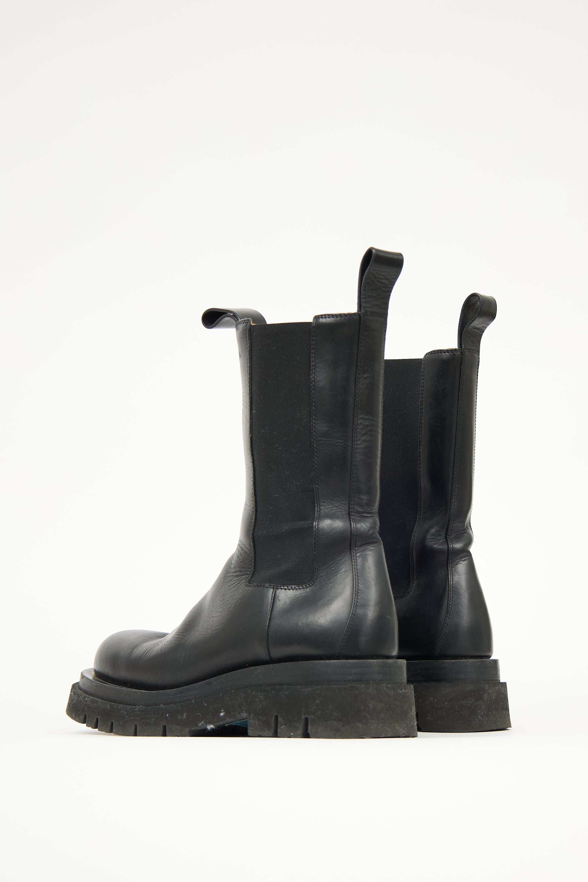 Bottega Veneta Leather Lug Chelsea Boot
