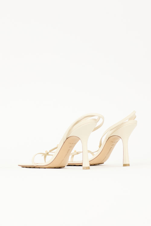 Bottega Veneta Leather Stretch Sandal