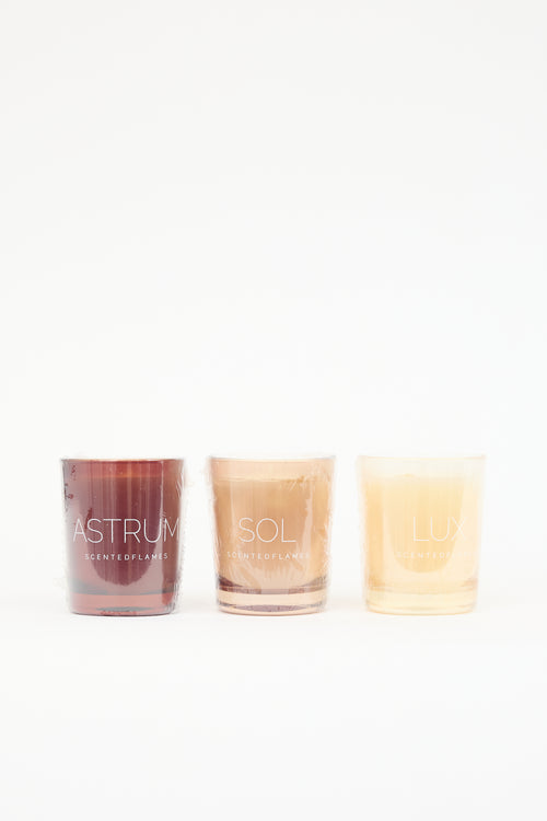 Brunello Cucinelli Scented Mini Candle Set