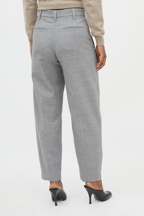 Brunello Cucinelli Wool Tapered Trouser