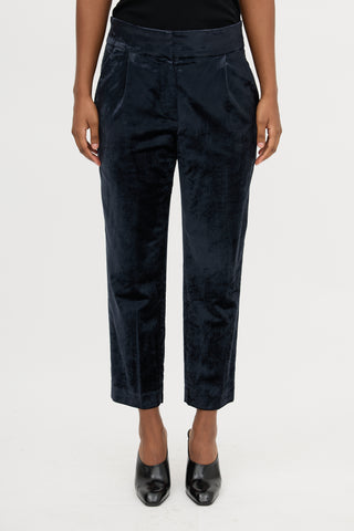 Brunello Cucinelli Velvet Tapered Trouser