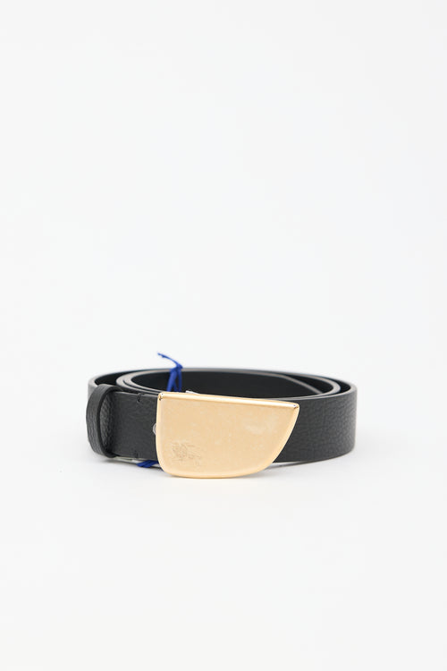 Burberry Leather EKD Belt