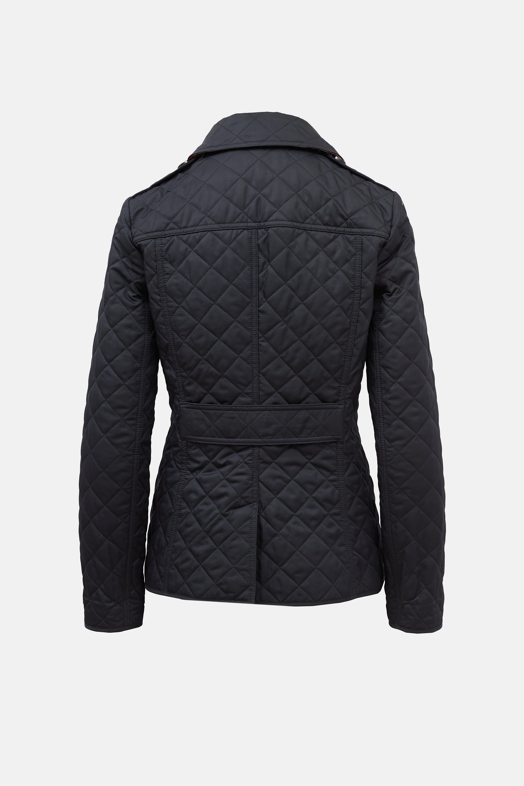 Burberry Quilted Check Lined Jacket