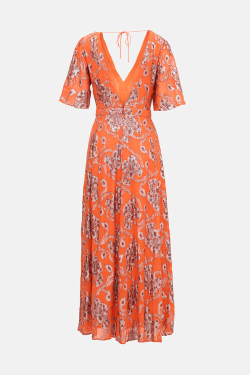 Ba&sh Floral Shelby Maxi Dress