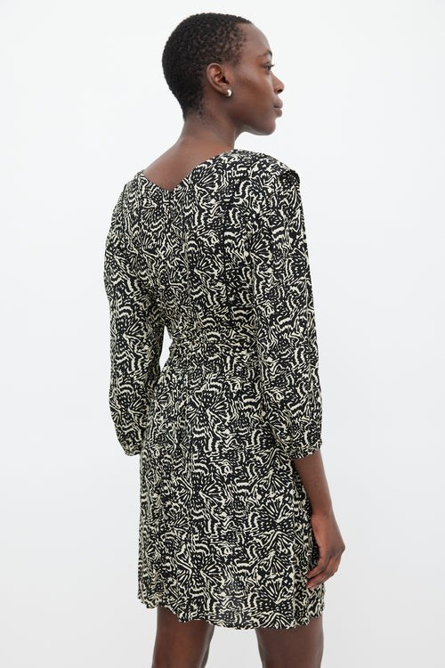 Ba&sh Black & White Patterned Dress