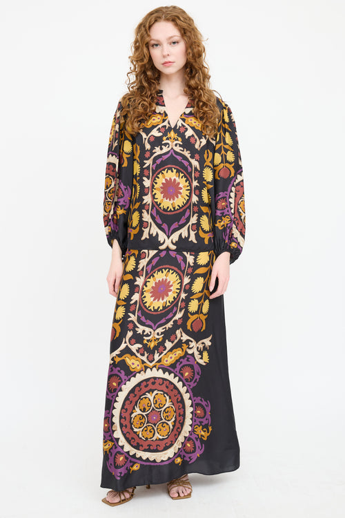 Ba&sh Satin Floral Co-Ord Set